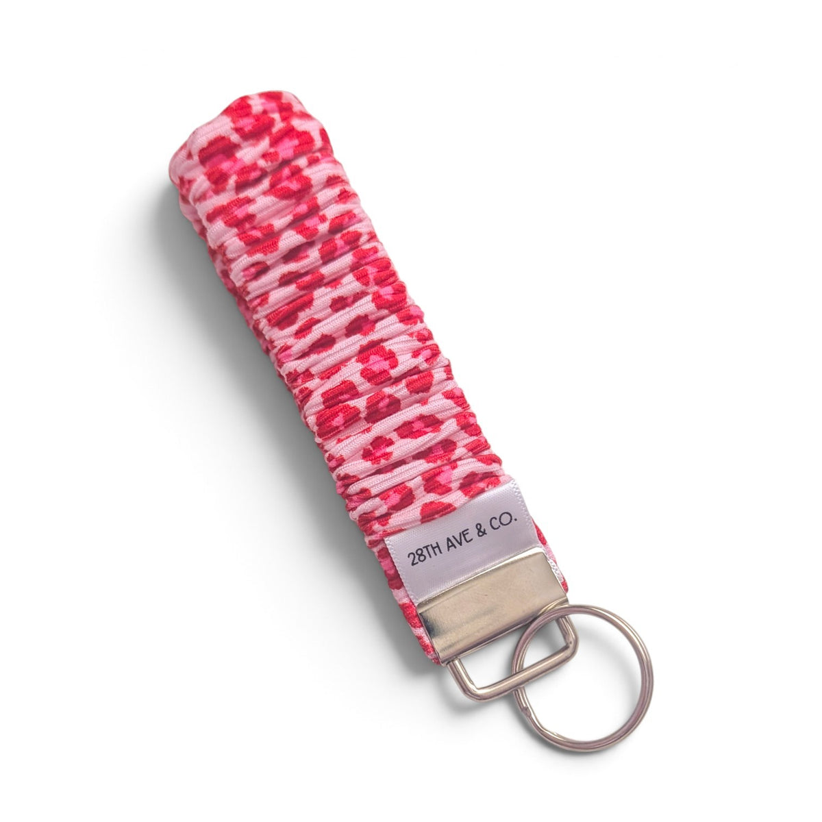 Pink Leopard Wristlet