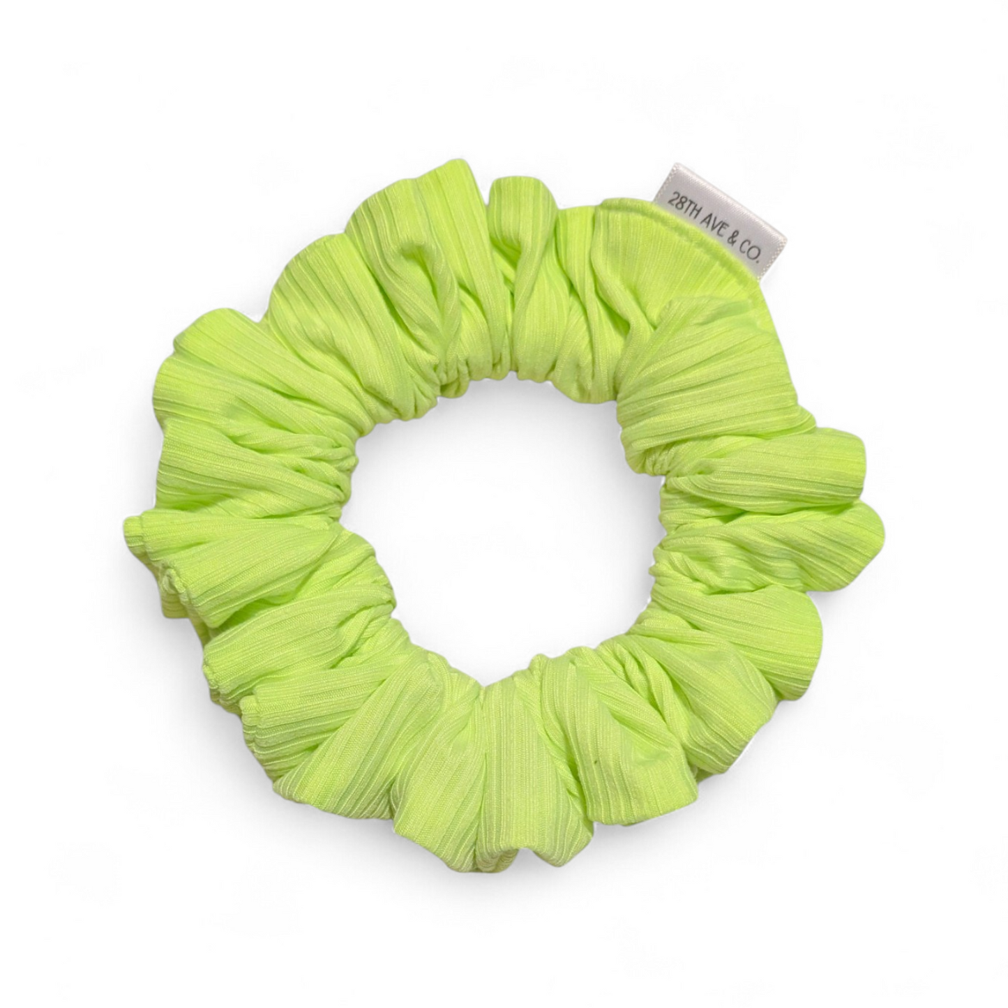 Neon Lime Scrunchie