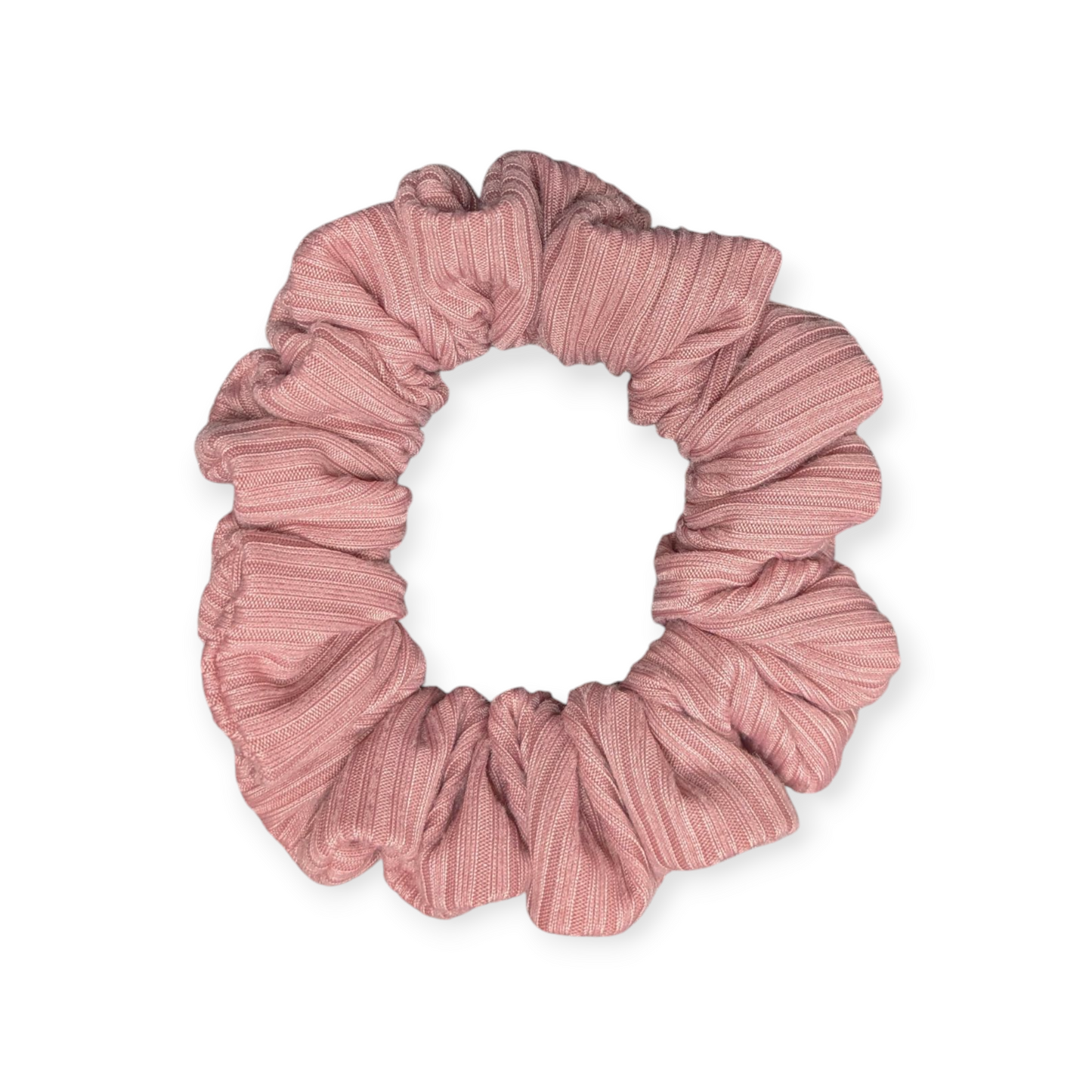 Mauve Rib Scrunchie