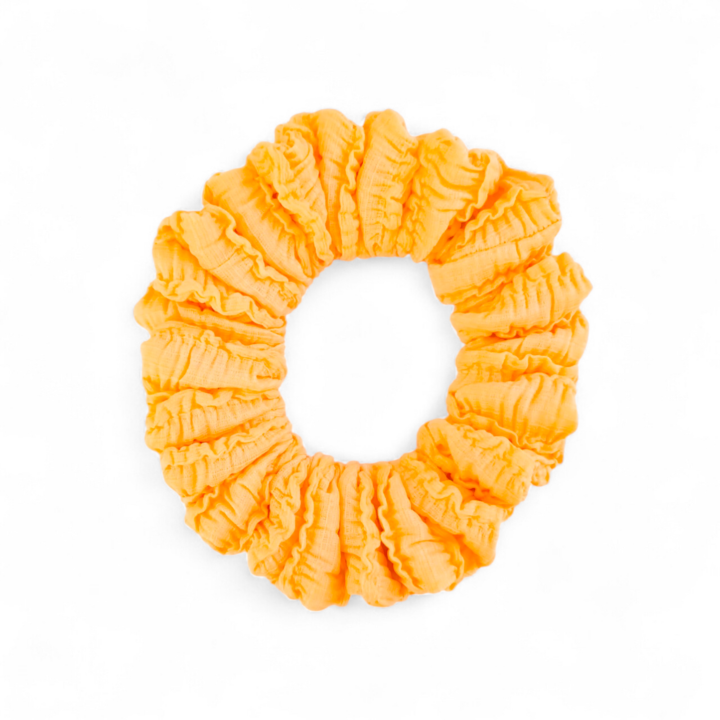 Marigold Petal Scrunchie