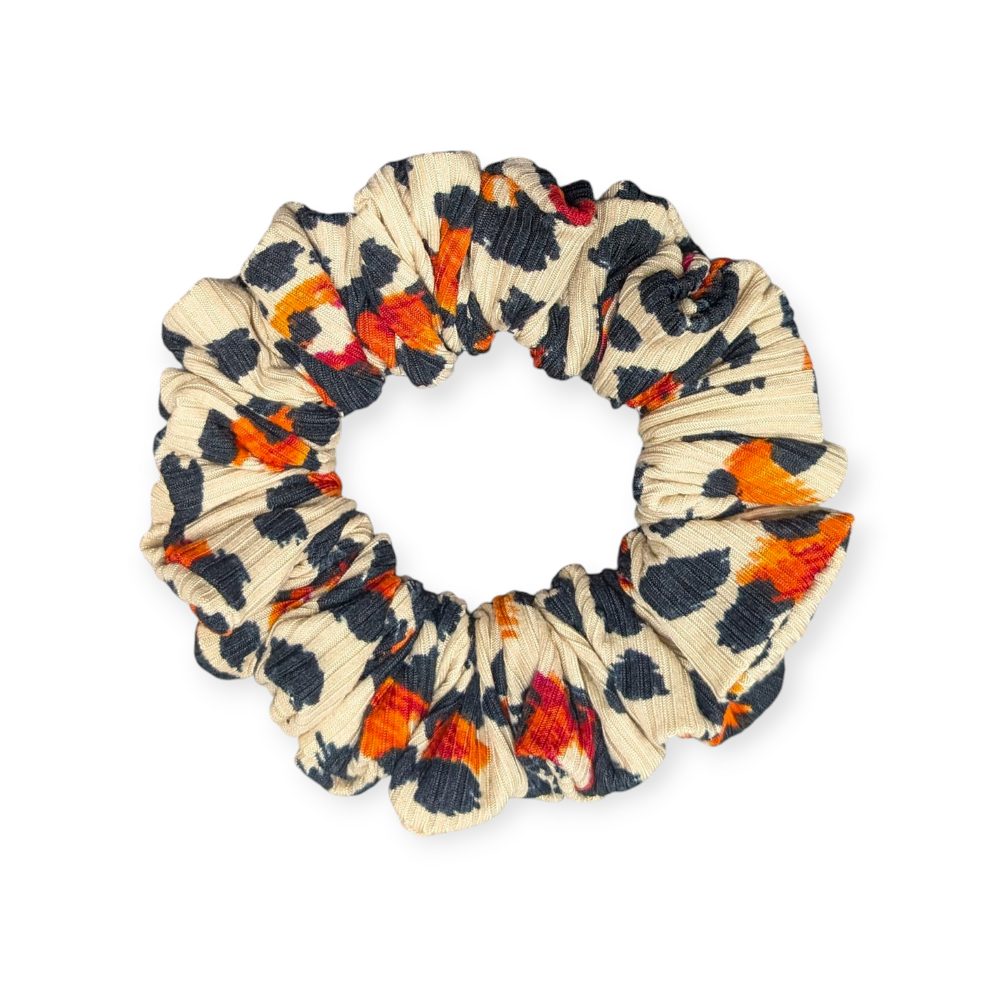 Sunset Leopard Scrunchie