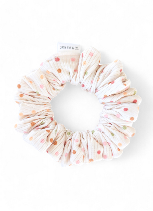 BOHO Polka Dots Scrunchie