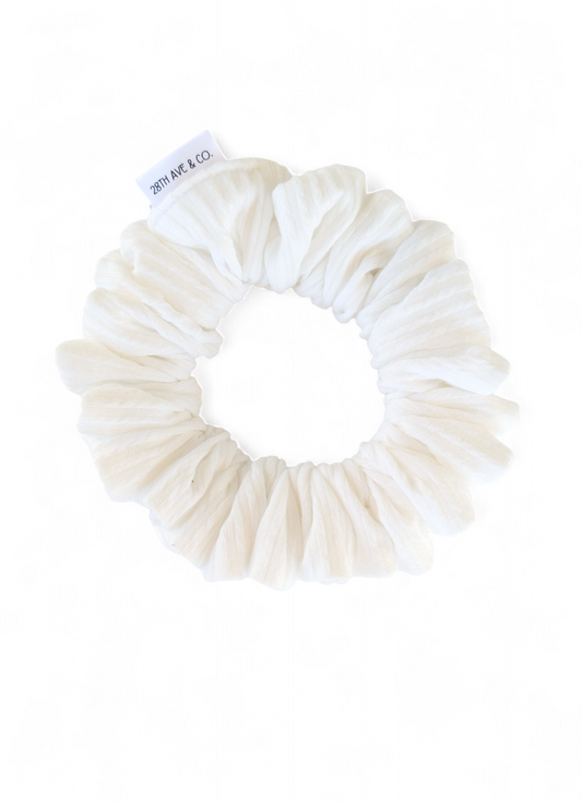 White Urban Scrunchie