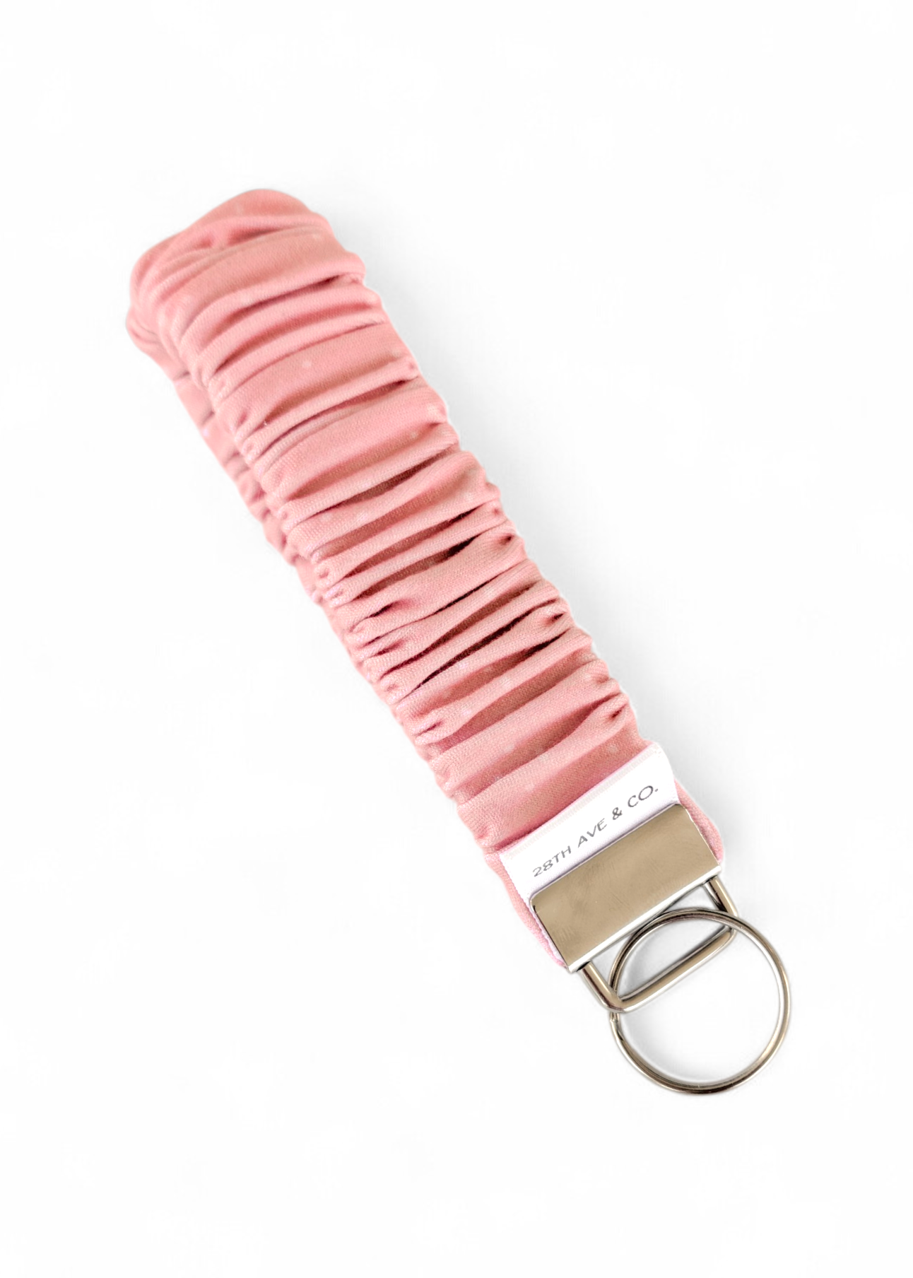 Blush Polkadots Wristlet