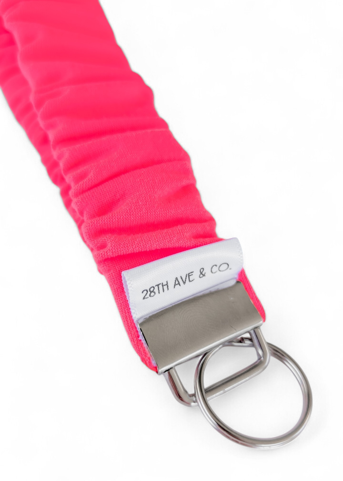 Neon Pink Wristlet