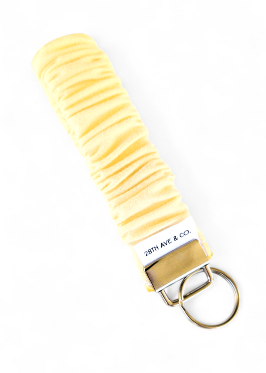 Pastel Yellow Wristlet
