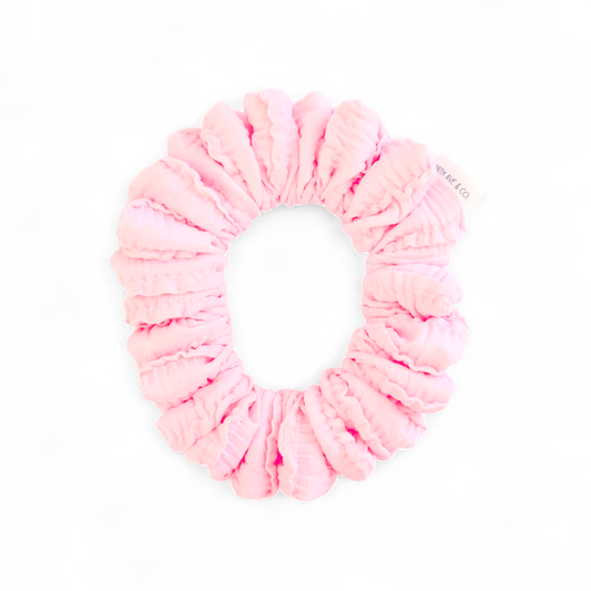 Peony Petal Scrunchie