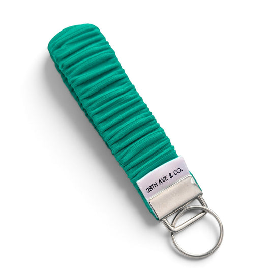 Neon Teal Wristlet