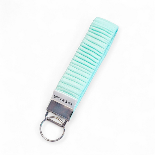 Neon Mint Wristlet