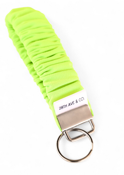 Neon Green Wristlet