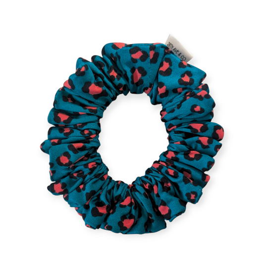 Carnival Leopard Scrunchie