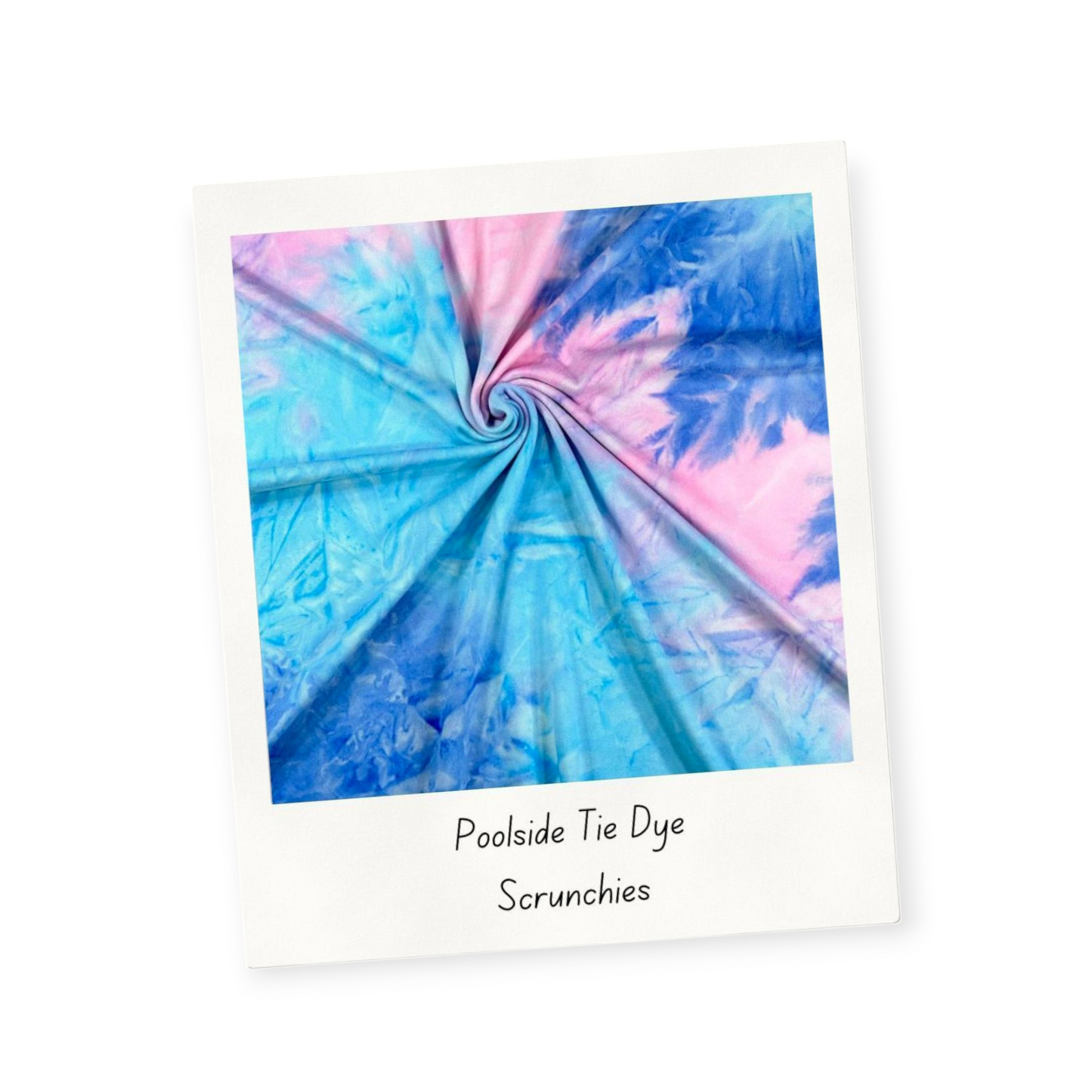 Poolside Tie Dye Scrunchie