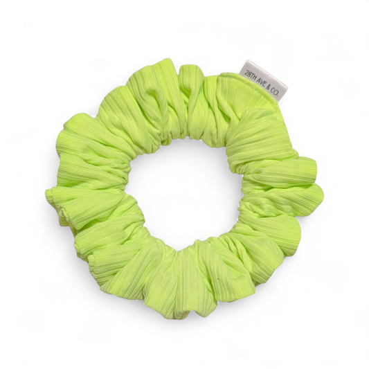 Neon Lime Scrunchie