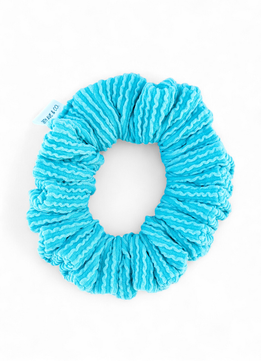 Bright Blue Urban Scrunchie