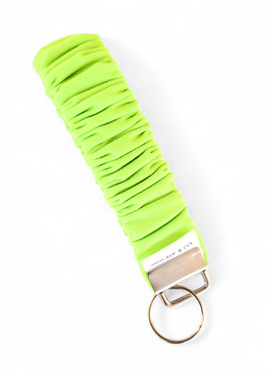 Neon Green Wristlet
