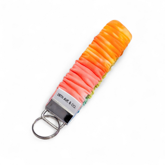 Rainbow Tie Dye Wristlet