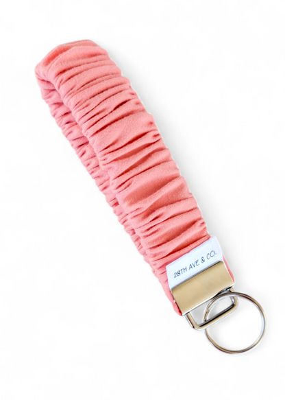 Pastel Red Wristlet