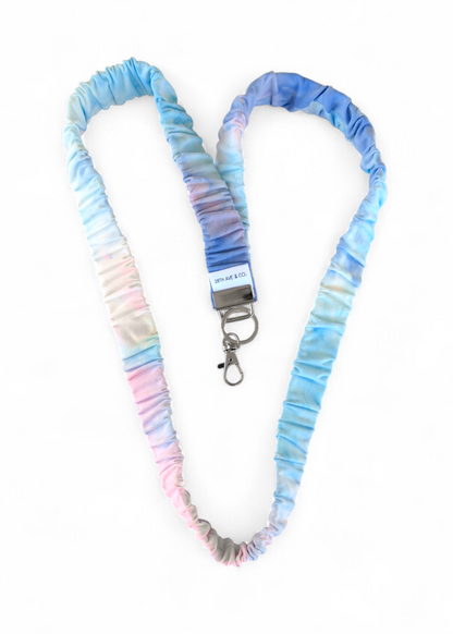 Cotton Candy Tie-Dye Lanyard